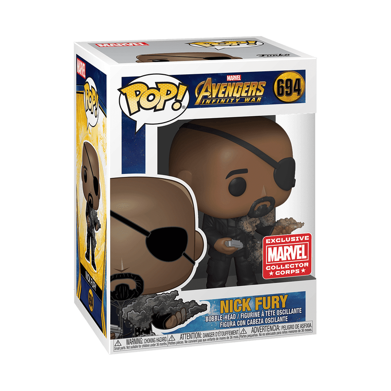 Funko Pop! Marvel Avengers Infinity War: Nick Fury #694 - Exclusive collectors Corps