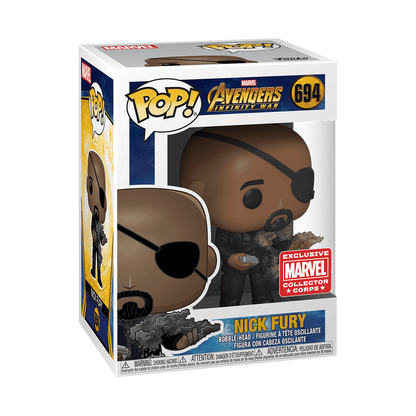Funko Pop! Marvel Avengers Infinity War: Nick Fury #694 - Exclusive collectors Corps