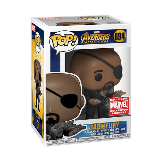 Funko Pop! Marvel Avengers Infinity War: Nick Fury #694 - Exclusive collectors Corps