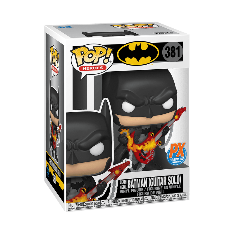 Funko Pop! Heroes: Dark Nights- Death Metal Batman (Guitar Solo) #381