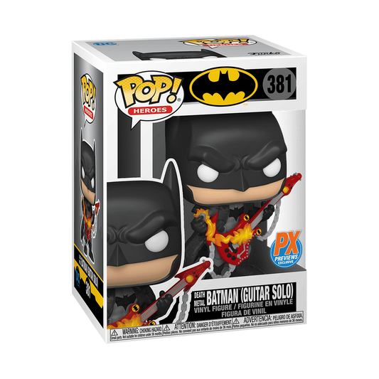 Funko Pop! Heroes: Dark Nights- Death Metal Batman (Guitar Solo) #381
