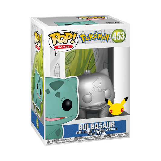 Funko Pop! Games: Pokemon Silver Bulbasaur #453