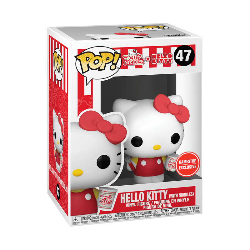 Funko Pop! Cup Noodles x Hello Kitty: Hello Kitty #47 - Gamestop Exclusive