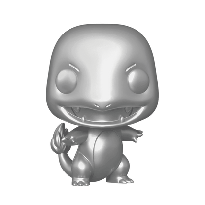Funko Pop! Games: Pokemon -  Silver Metallic - Charmander #455
