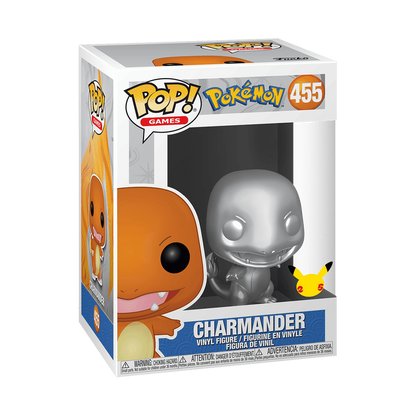 Funko Pop! Games: Pokemon -  Silver Metallic - Charmander #455