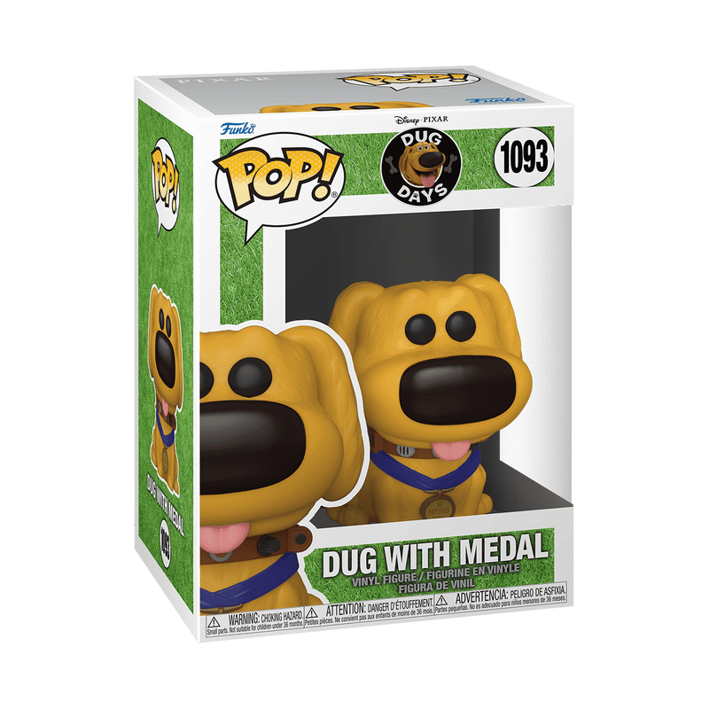 Funko POP! Disney Pixar: Dug Days: Dug with Medal #1093