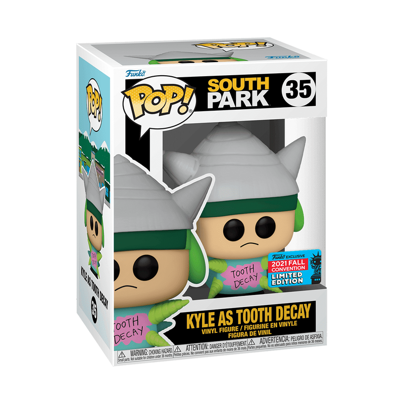 Funko Pop! South Park: Kyle as Tooth Decay #35 - 2021 Fall Convention Edition