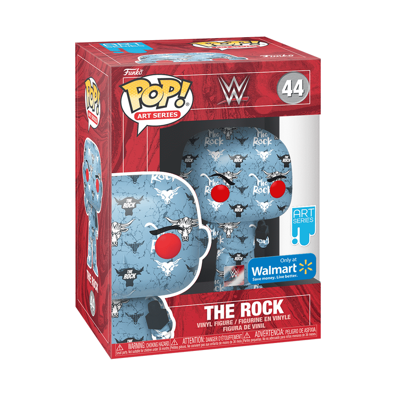 Funko Pop! Art Series: WWE The Rock #44 Warlmart Exclusive
