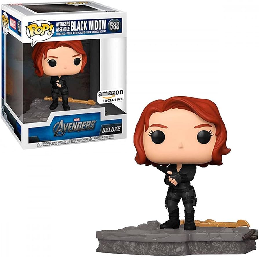 Funko Pop! Deluxe: Avengers Assemble: Black Widow #588 Amazon Exclusive
