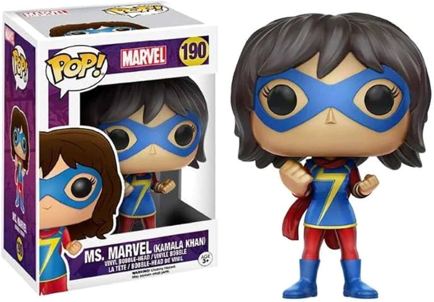 Funko Pop! Marvel: Ms. Marvel (Kamala Khan) #190 Walgreen Exclusive