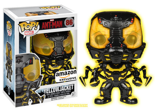 Funko Pop! Marvel: Ant-Man Yello Jacket #86 Amazon EXC Glow In Dark