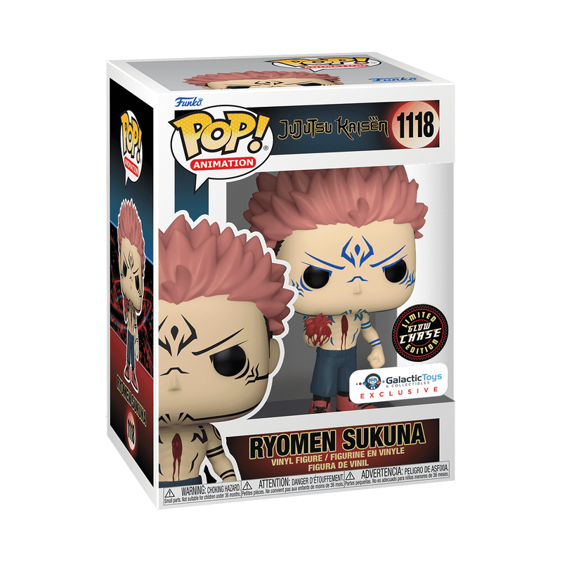 CHASE - Funko Pop! Animation: Jujtsu Kaisen: Ryomen Sukuna #1483 - Galactic Toys Exclusive - CHASE
