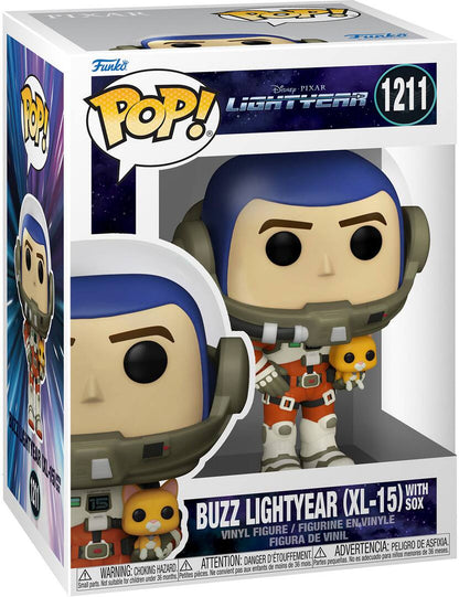 Funko Pop! Disney: Lightyear: Buzz Lightyear (XL-15) with Sox #1211