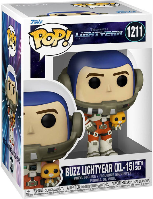 Funko Pop! Disney: Lightyear: Buzz Lightyear (XL-15) with Sox #1211