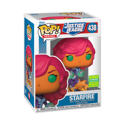 Funko Pop! Heroes: Justtice League: Starfire #438 - 2022 Summer Convention Exclusive