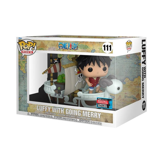 Funko Pop! Rides: One Piece: Luffy with Going Merry #111 - 2022 Fall Convention LTD