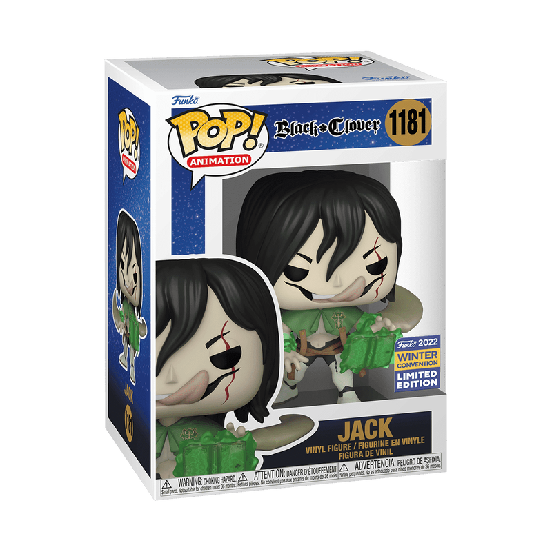 Funko Pop! Animation: Black Clover: Jack #1181 Winter 2022 LTD Edition