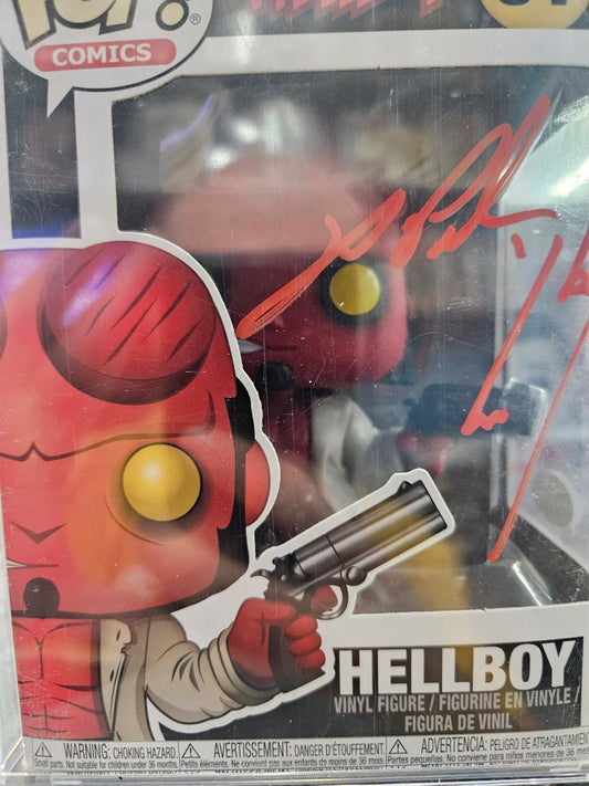 Funko Pop! Hellboy Signed by Ron Perlman