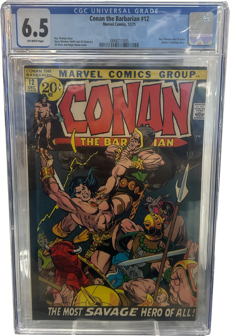 Conan The Barbarian #12 CGC 6.5 (1971)