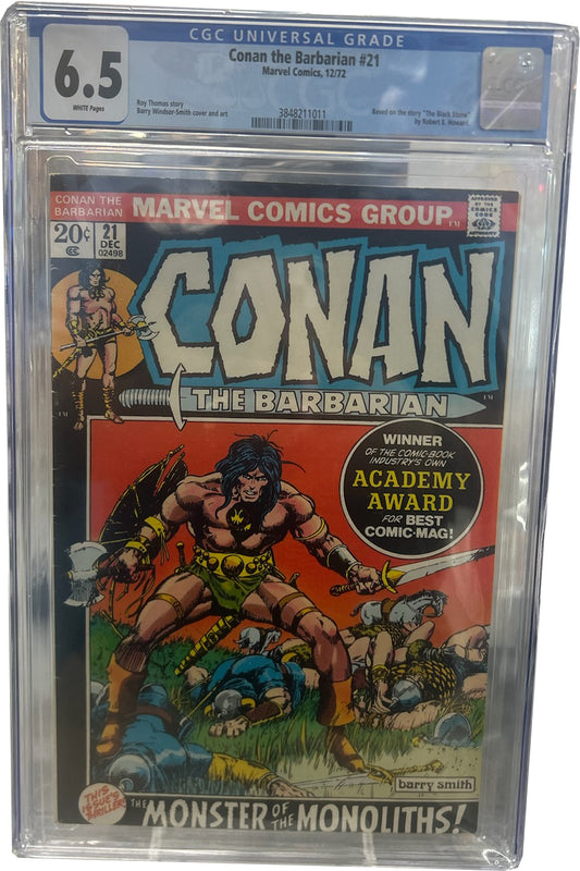 Conan The Barbarian#21 CGC 6.5 (1972)