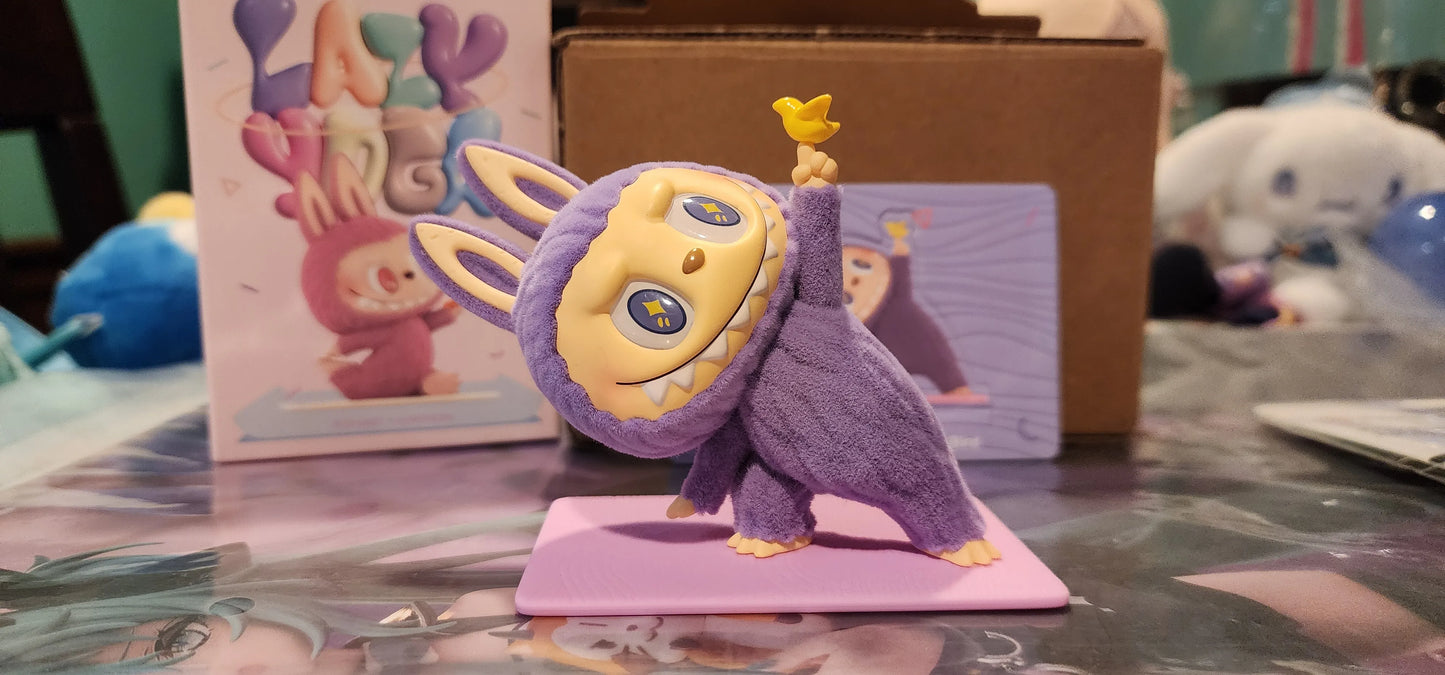 Labubu THE MONSTERS Lazy Yoga Series Figures