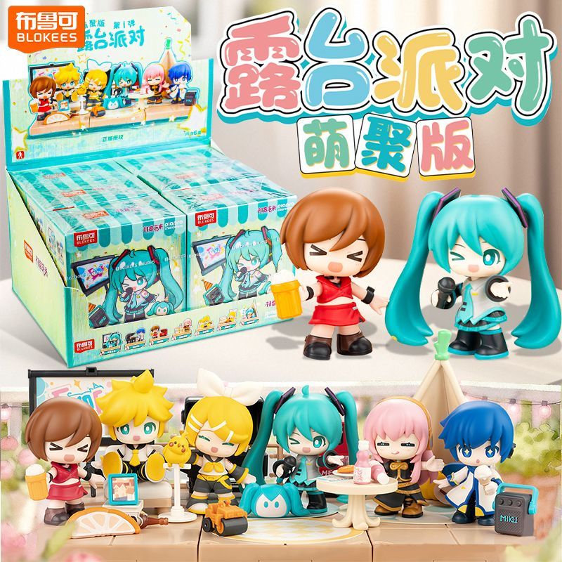 Buildable BLOKEES X Hatsune Miku Desktop Series BJD Blind Box