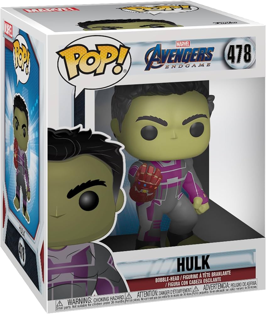 Funko Pop! Hulk 478 Avengers Endgame Marvel Comics Incredible Disney Vinyl Toy