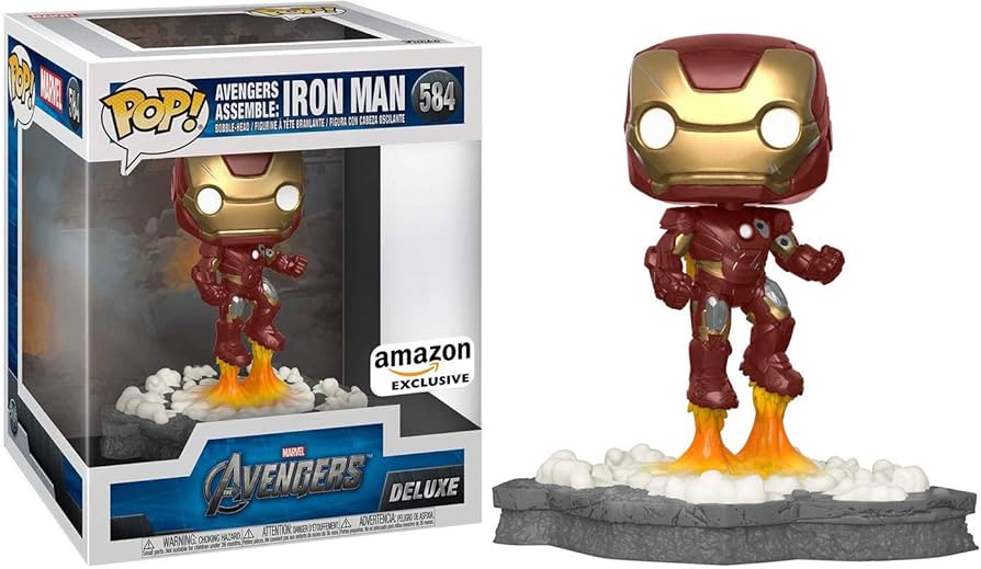Funko Pop! Deluxe: Avengers Assemble: Iron Man #584 Amazon Exclusive