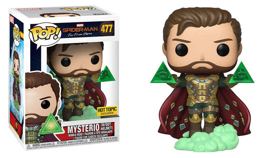 Funko Pop! Spider-Man Far From Home - Mysterio Unmasked  #477 Hot Topic Exclusive