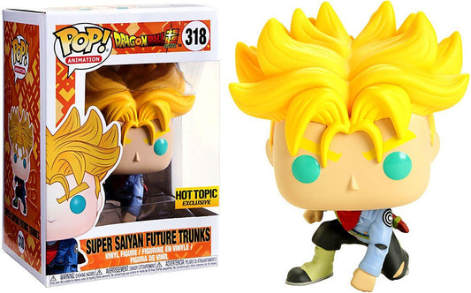 Funko Pop! Animation: Dragonball Super #318 Super Saiyan Future Trunks Hot Topic Exc