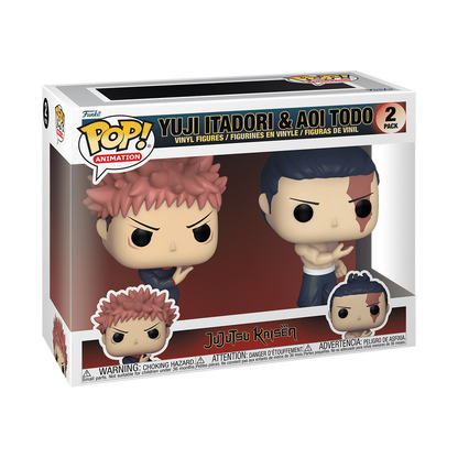 Funko Pop! Animation: Jujutsu Kaisen: Yuji Itadori & Aio Todo - 2-Pack