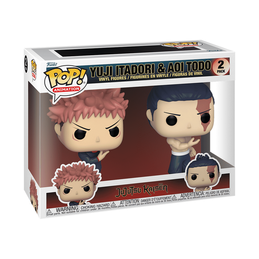 Funko Pop! Animation: Jujutsu Kaisen: Yuji Itadori & Aio Todo - 2-Pack