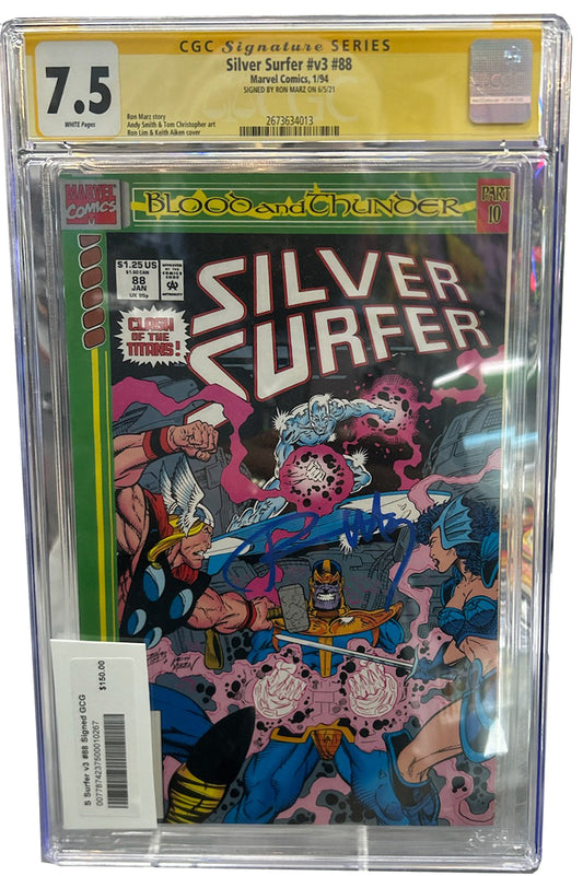 Silver Surfer v3 #88 Signed GCG7.5