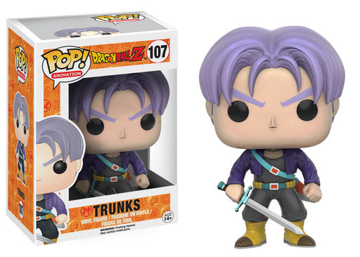 Funko Pop! Animation: Dragonball Z: Trunks #107