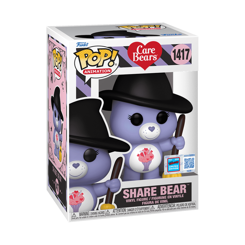 FUNKO Pop! Animation Care Bears: Share Bear #1417 - 2024 Fall Exclusive
