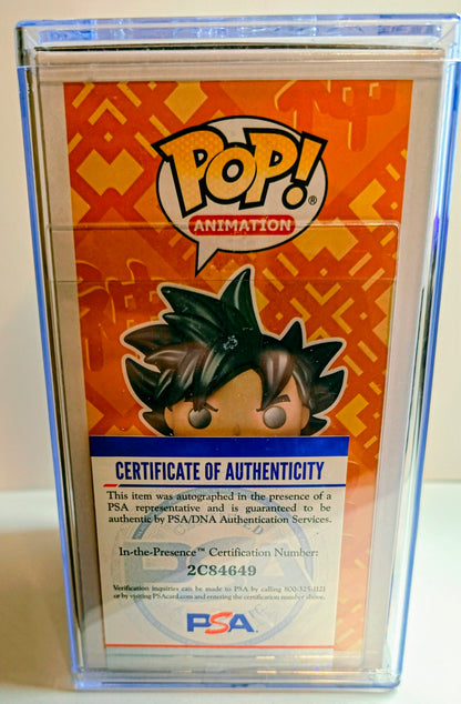 SIGNED - Funko Pop! Animation: DragonBall Super: goku (Ultra Instinct -Sign- #1232 - Signed PSA
