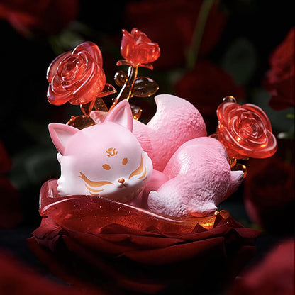 Ancient Nine Tail Fox Rose Fairy Series Blind Box