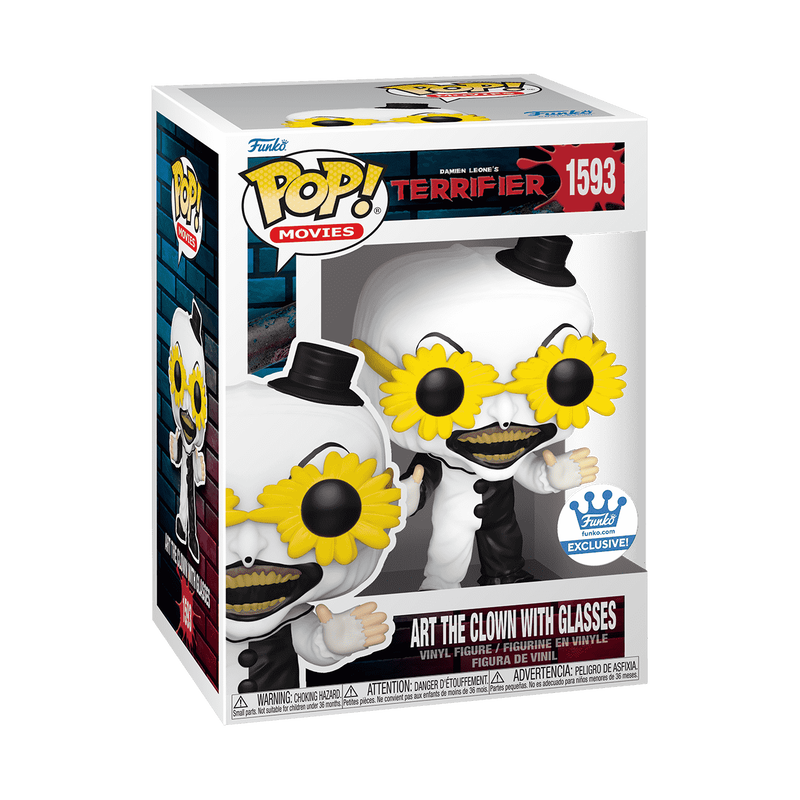 Funko Pop! Movies: Terrifier - Art The Clown with Glasses #1593