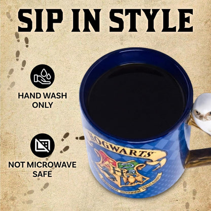 Harry Potter Hogwarts 20oz Shaped Handle Ceramic Mug