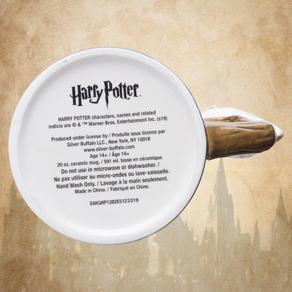Harry Potter Hogwarts 20oz Shaped Handle Ceramic Mug