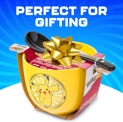 Pokémon 20oz Ramen Bowl with Chopsticks and Spoon