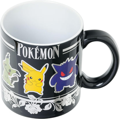 Pokemon Ghost Type Floral Badge Foil 20oz Ceramic Mug