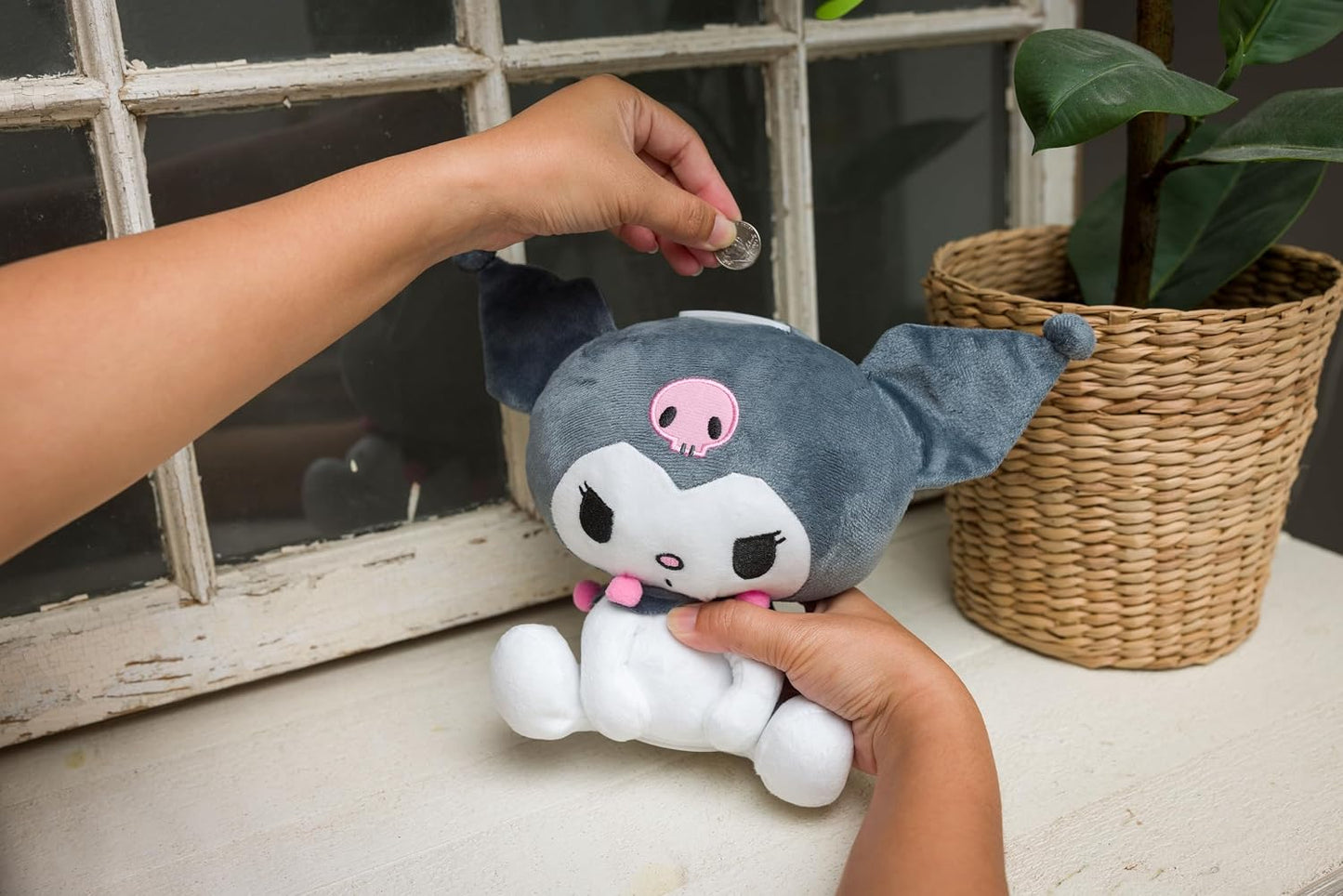 Sanrio Kuromi Plush Coin Bank