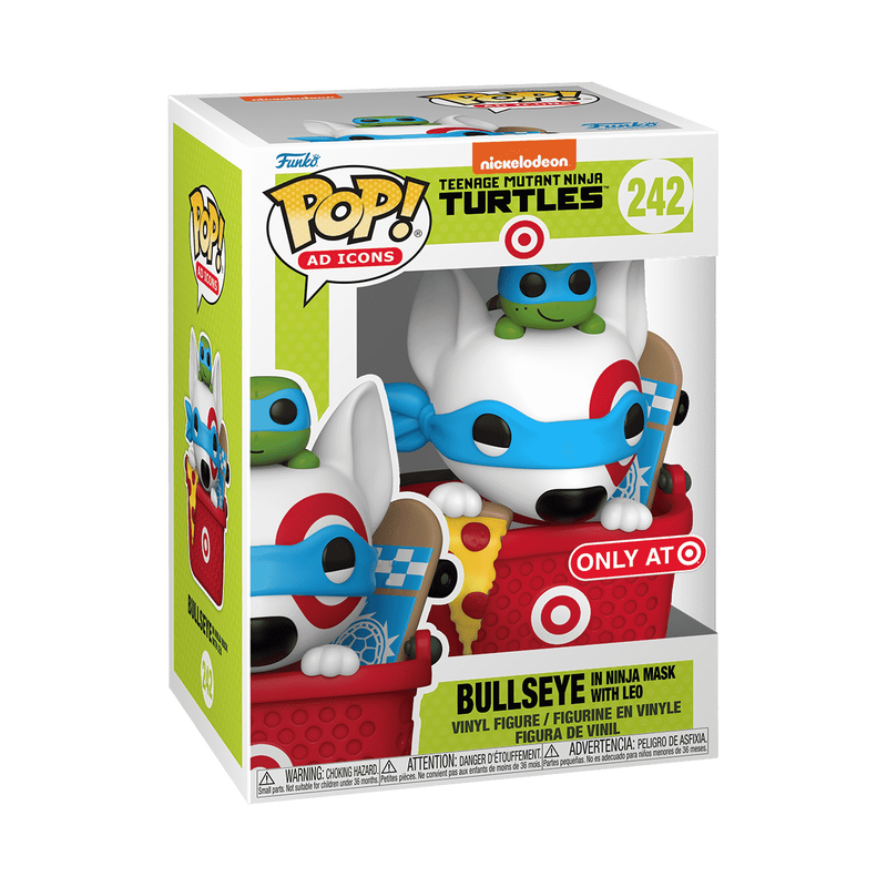 Funko Pop! Ad Icons: TMNT: Bulllseye in Ninja Mask with Leonardo #242