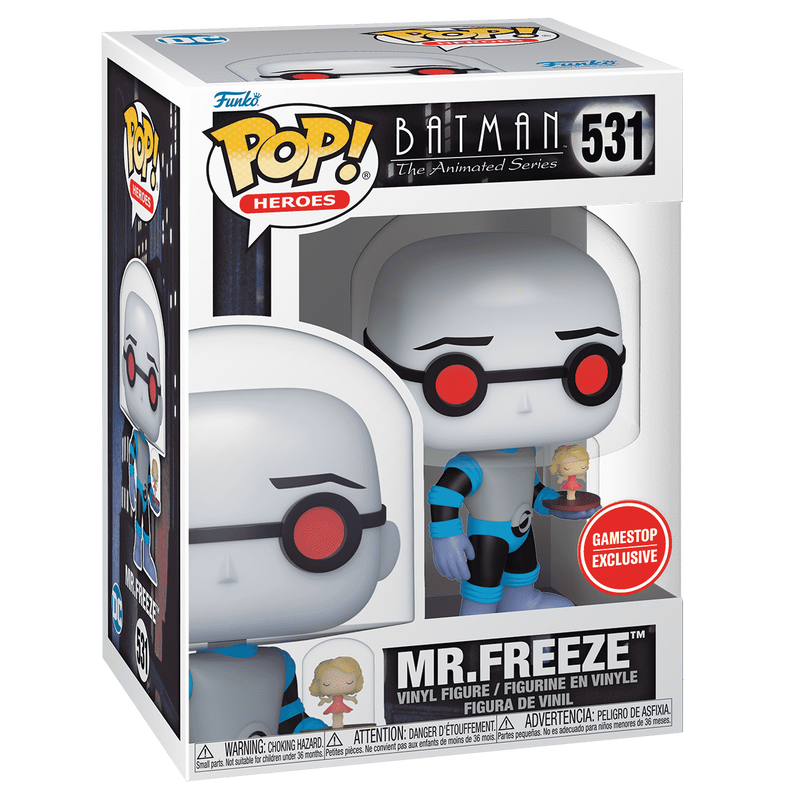 Funko Pop! Heroes: Batman Animated Series: Mr. Freeze with Nora  Snow Globe#531 - Gamestop Exclusive