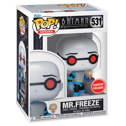 Funko Pop! Heroes: Batman Animated Series: Mr. Freeze with Nora  Snow Globe#531 - Gamestop Exclusive