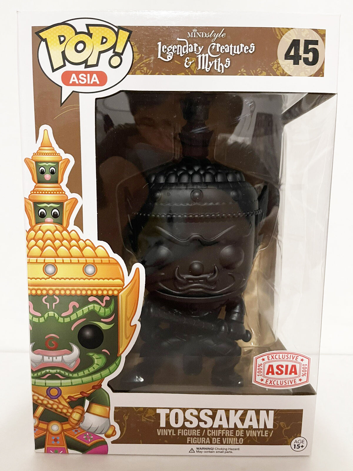 Funko POP! Asia: JUMBO: Legendary Creatures & Myths #45 Tossakan Asia Exclusive (Black)