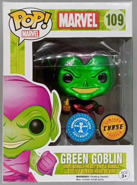 CHASE - Funko Pop! Marvel: Green Goblin #109 - Underground Toys Exclusive - CHASE