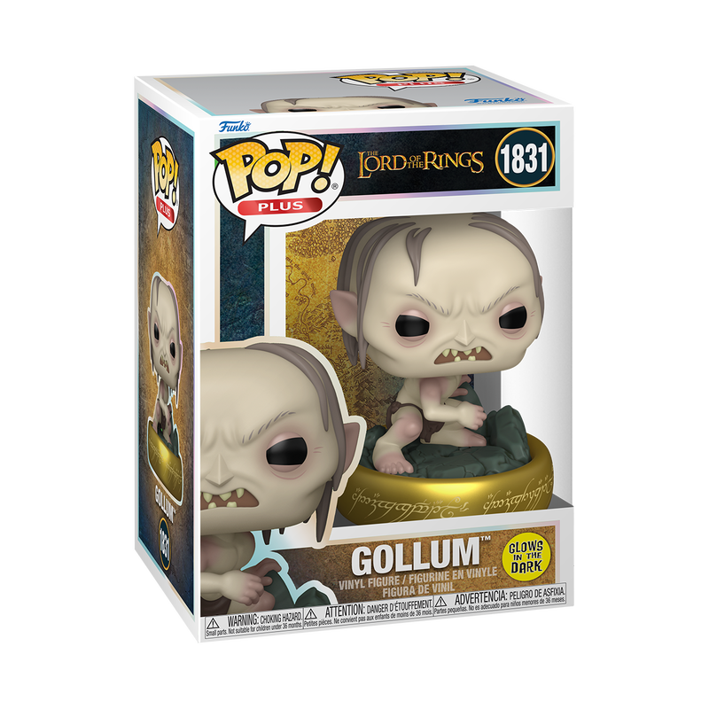 Funko Pop! PLUS: Movies: Lord Of The Rings: Gollum #1831 - GITD
