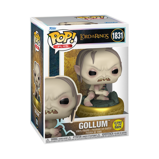 Funko Pop! PLUS: Movies: Lord Of The Rings: Gollum #1831 - GITD